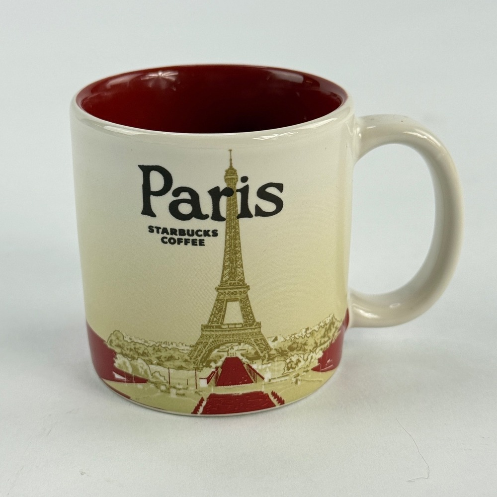 Starbucks Paris Global Icon Series Espresso Mug 3oz Demitasse Eiffel Tower 2016